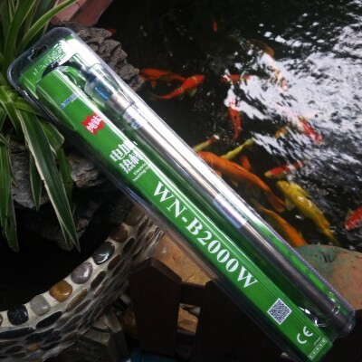 亲亲鱼足疗锦鲤鱼池加温棒威诺纯钛加热棒1000/2000/3000w带温控