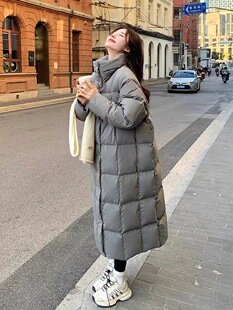 10/12 立领大被子豆腐块韩版宽松显瘦90白鸭绒羽绒服女