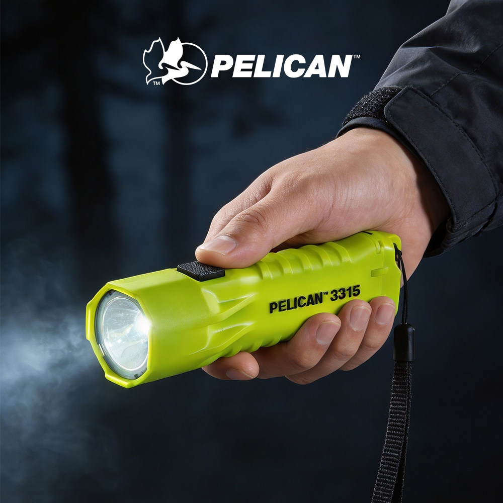 PELICAN派力肯3315夜爬登山强光超亮手电筒户外防水便携长续航