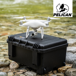 DJIPhantom4箱 PELICAN派力肯大疆精灵4无人机防护箱 防水收纳箱