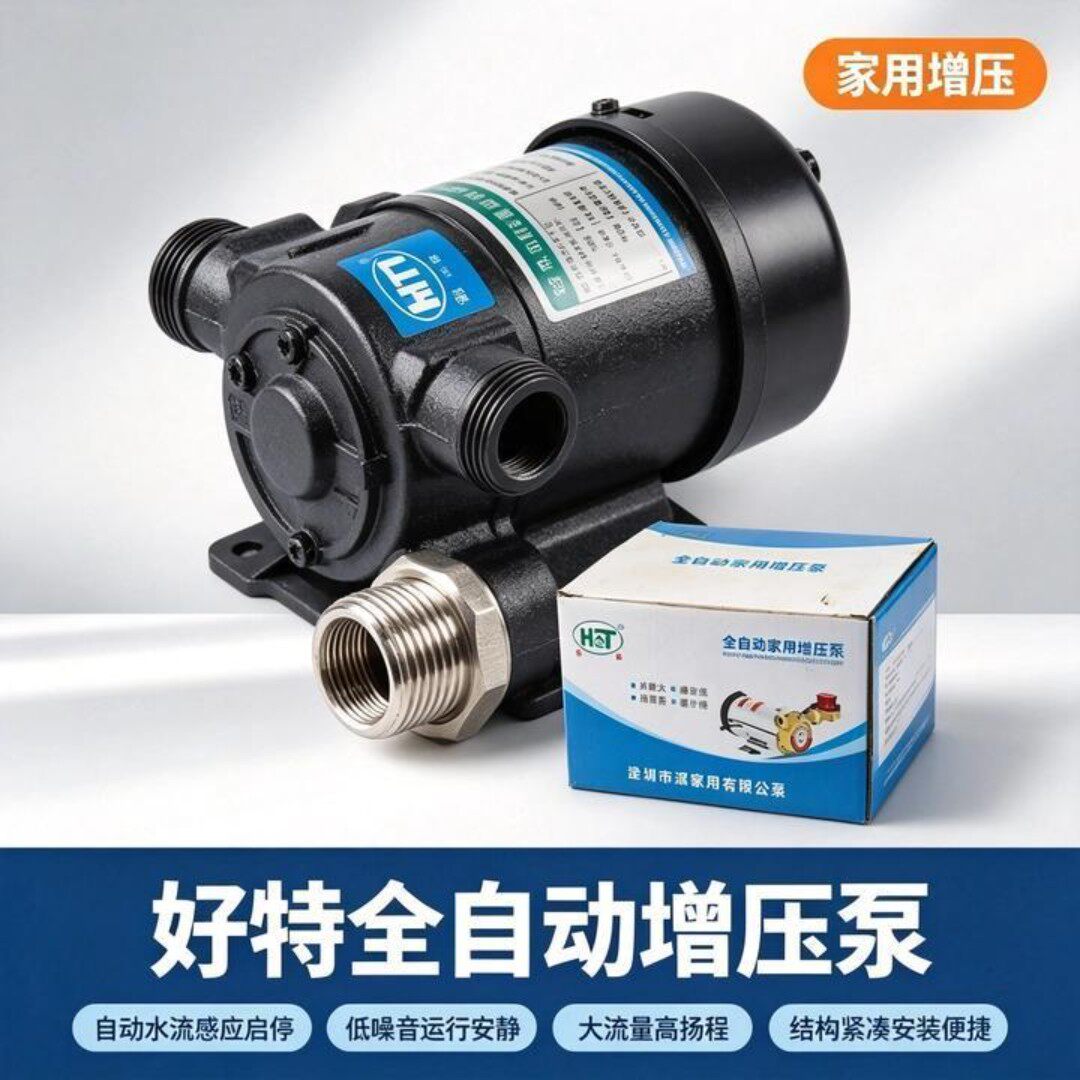 好特家用全自动增压泵 水流感应启停太阳能热水器管道加压泵