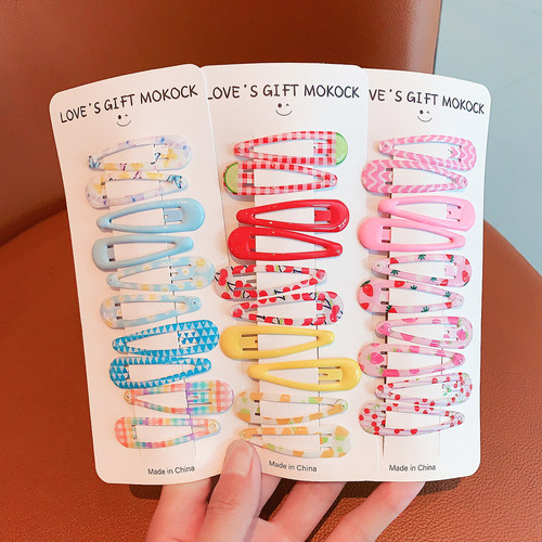 儿童发夹女童可爱水果发卡宝宝刘海碎发bb夹头饰小女孩侧边夹头饰