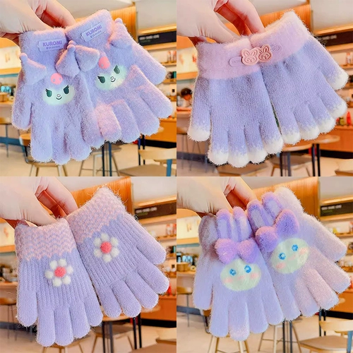 Детские удерживающие тепло флисовые милые демисезонные перчатки для мальчиков, коллекция 2023