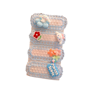 可爱女孩魔术贴刘海贴儿童碎发神器头饰宝宝发饰碎发帖发夹魔法贴