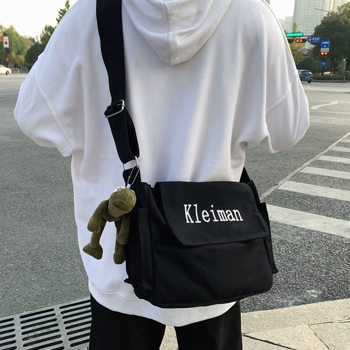 Tide, мужской тканевый японский ремешок для сумки, рюкзак для отдыха, вместительная и большая сумка через плечо, сумка на одно плечо