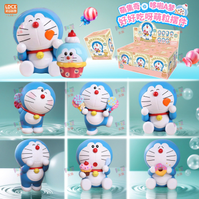 哆啦A梦好好吃呀手办治愈系摆件