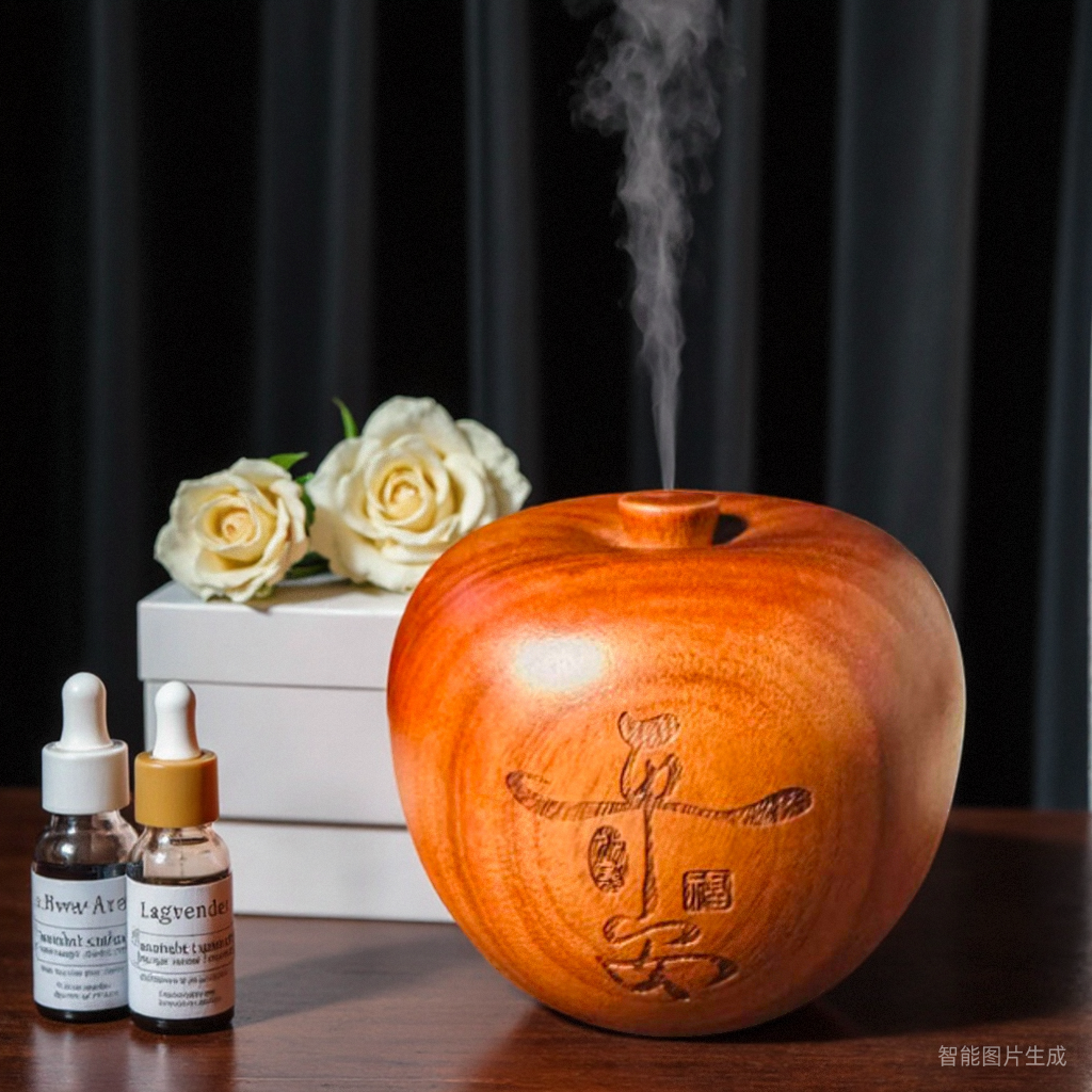 香樟木平安如意小苹果带香味