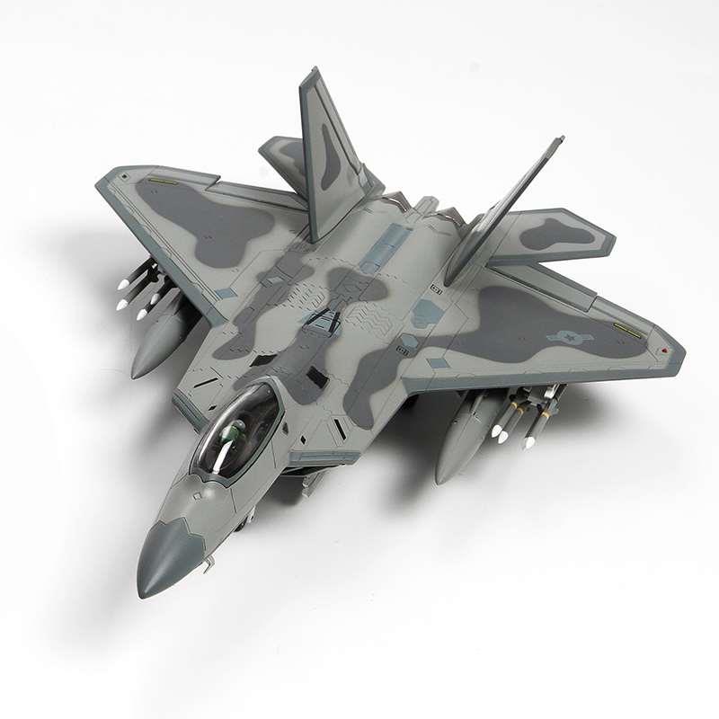 正品1:72特尔博F22模型合金F-22猛禽隐形飞机模型战斗机仿真航模