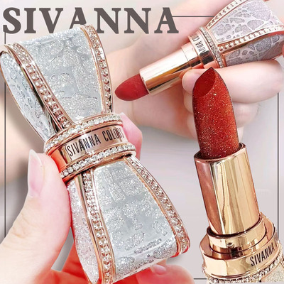 泰国思薇娜钻石蝴蝶结口红显白