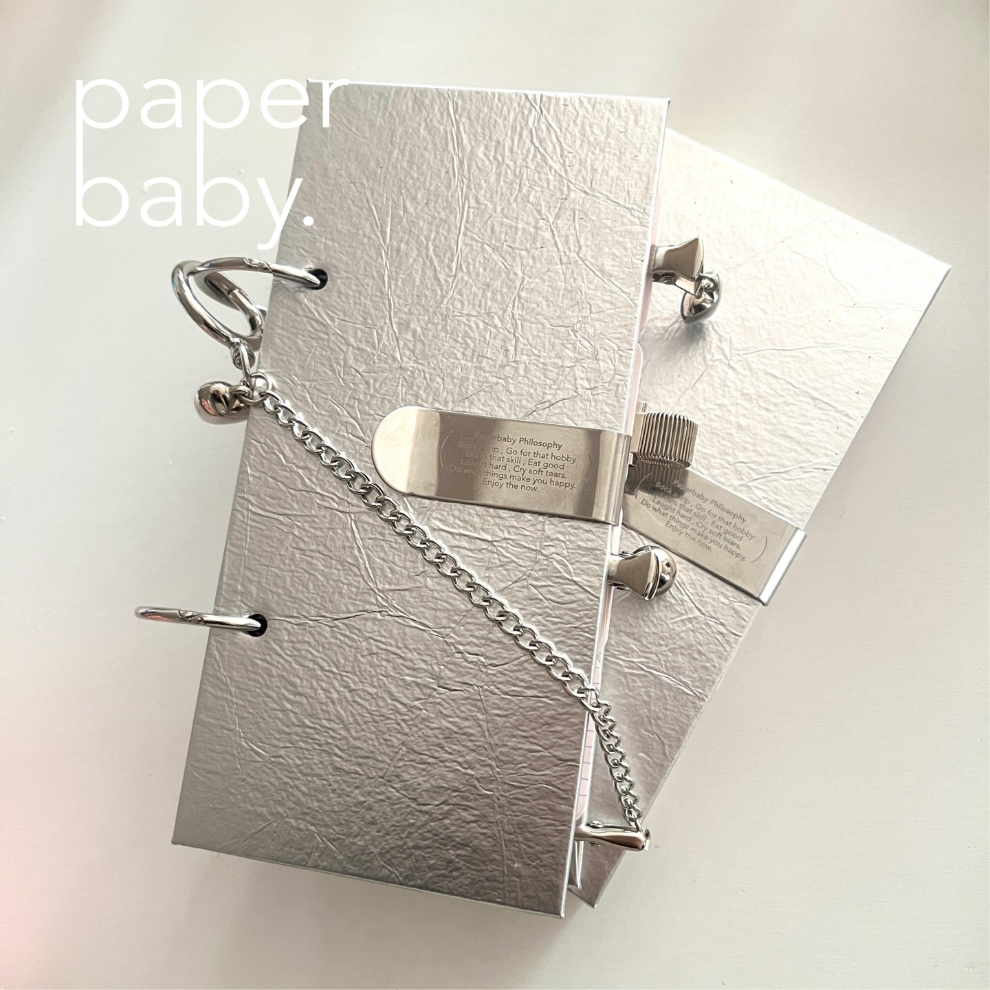 paperbaby 哑光银两孔活页 A6slim 法文格阶梯内页手帐本,文具电教/文化用品/商务用品,手帐/日程本/计划本,淘宝优惠券,粉丝福利购,淘宝优惠卷