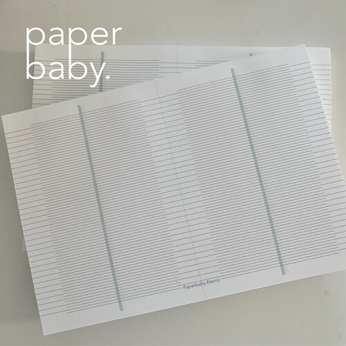 paperbaby 复古条纹系列 A5法文格拍纸本