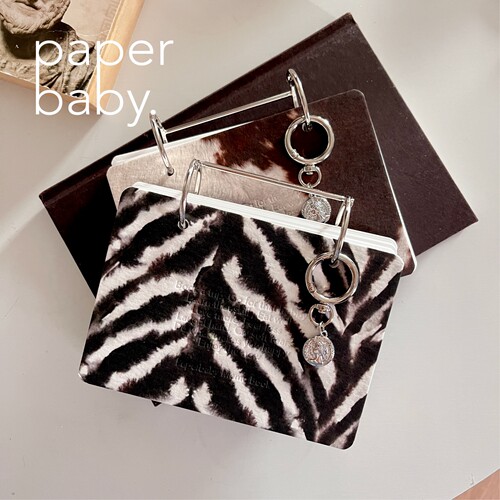 paperbaby 触感棉质动物纹A6奇葩极简日程手帐本