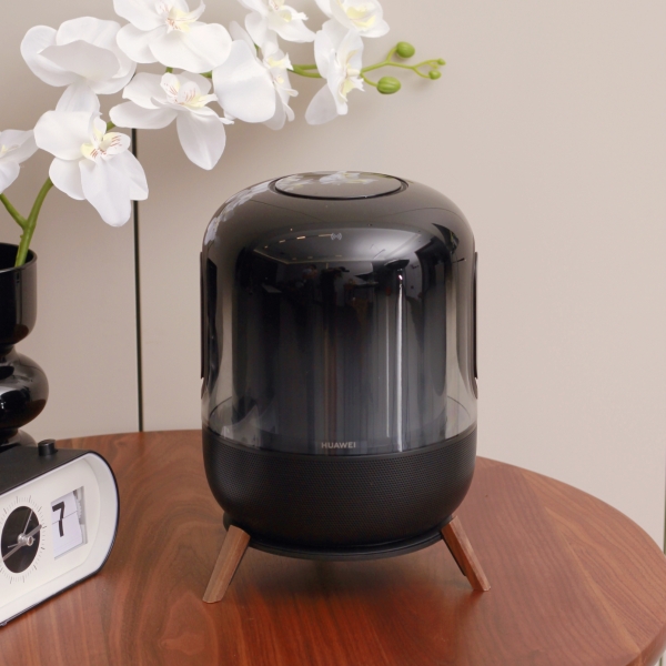 适用于华为sound x音响支架音箱桌面金属支架架子胡桃木底座落地