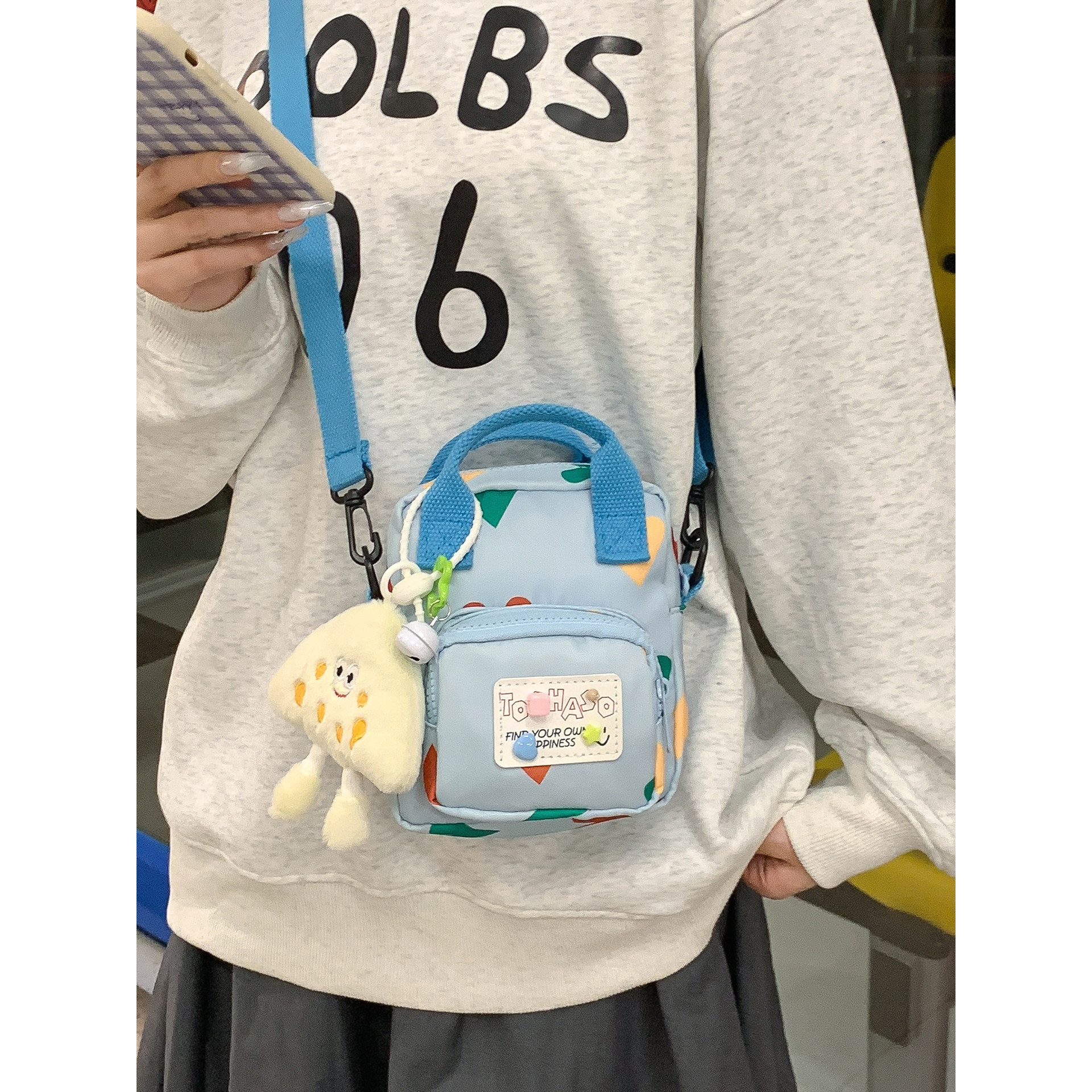 夏天卡通可爱帆布小包女20
