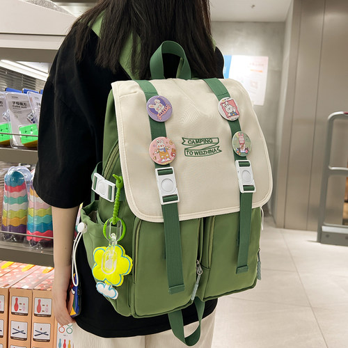 欧瀚品牌校园涤纶书包女大学生