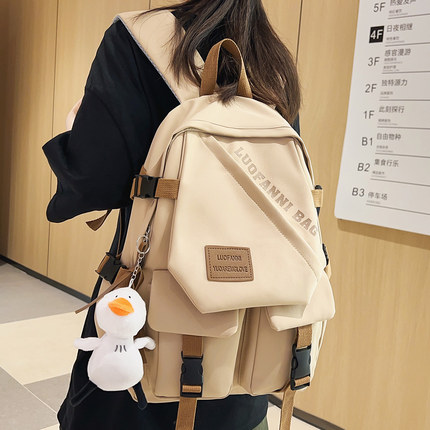 书包女日系ins风韩版高中大学生初中生中学生轻便背包女双肩包男