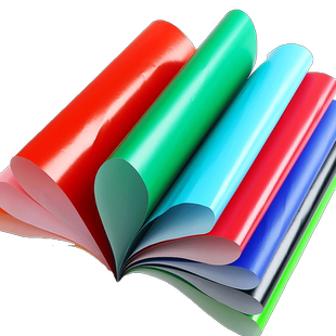 红色蜡光纸窗花纸剪纸彩色A4油光纸A3折纸儿童剪纸手工幼儿园8k4k蜡光纸正方形中国红珠光彩纸剪纸专用纸灯笼