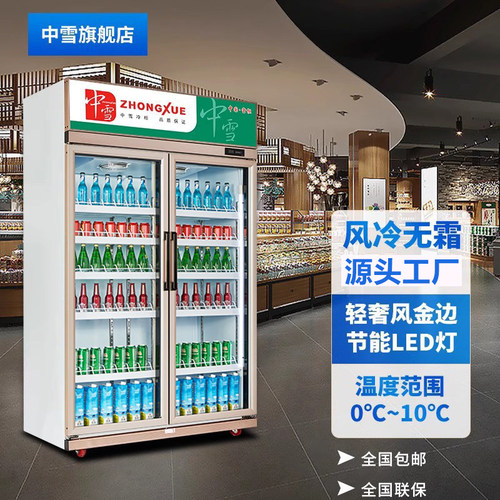 中雪风冷无霜展示柜商用