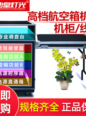 定做实木12U16U功放柜机箱机柜舞台演出航空箱调音台话筒柜子防震