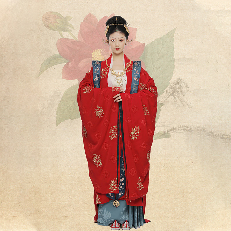 宋朝的汉服,清朝的汉服_大山谷图库