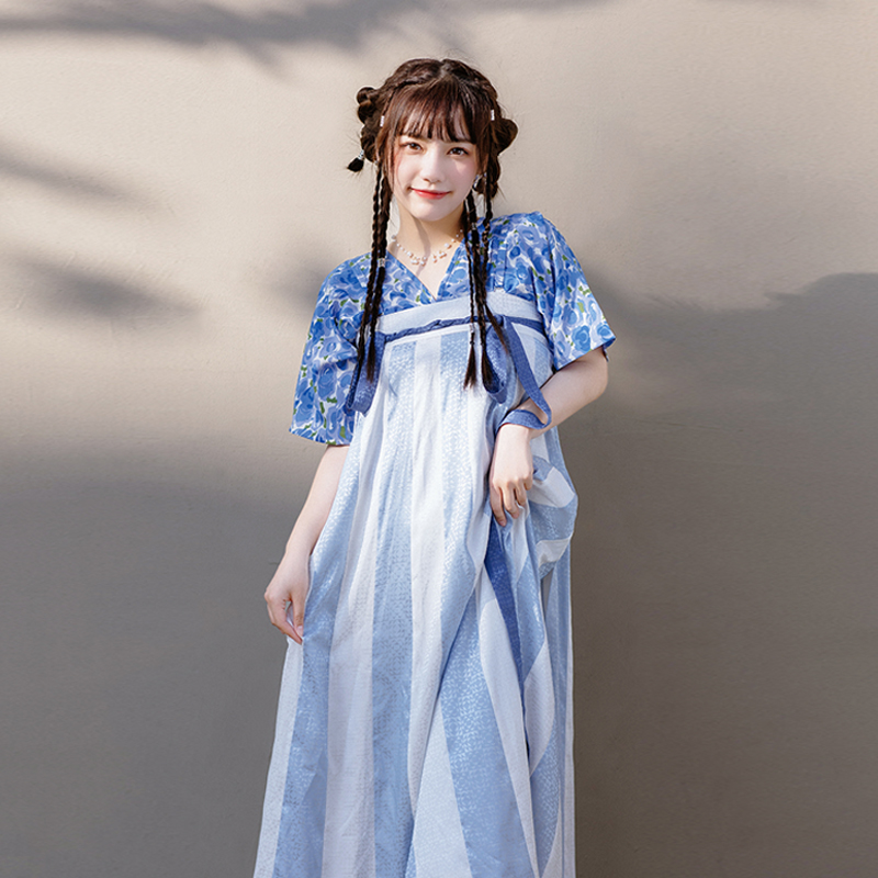 生如夏花汉元素唐背子32破交窬裙