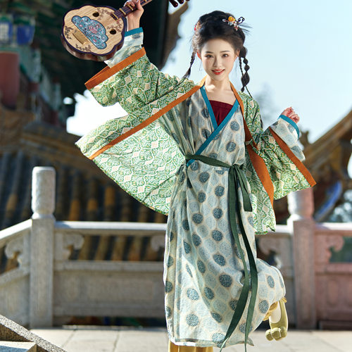 花朝记晋制褶衣长襦日常春夏汉服