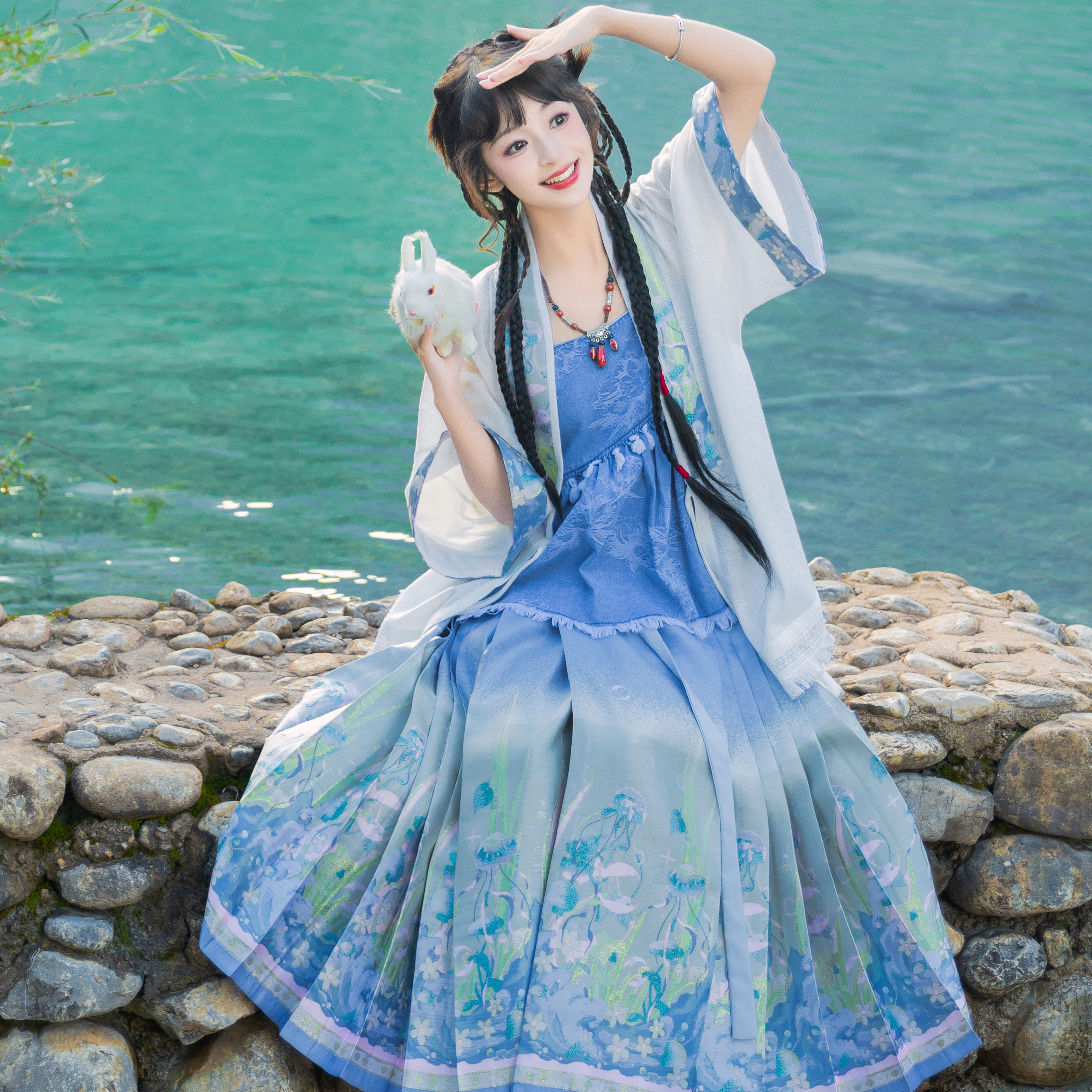 花朝记宋明对襟衫马面裙日常汉服
