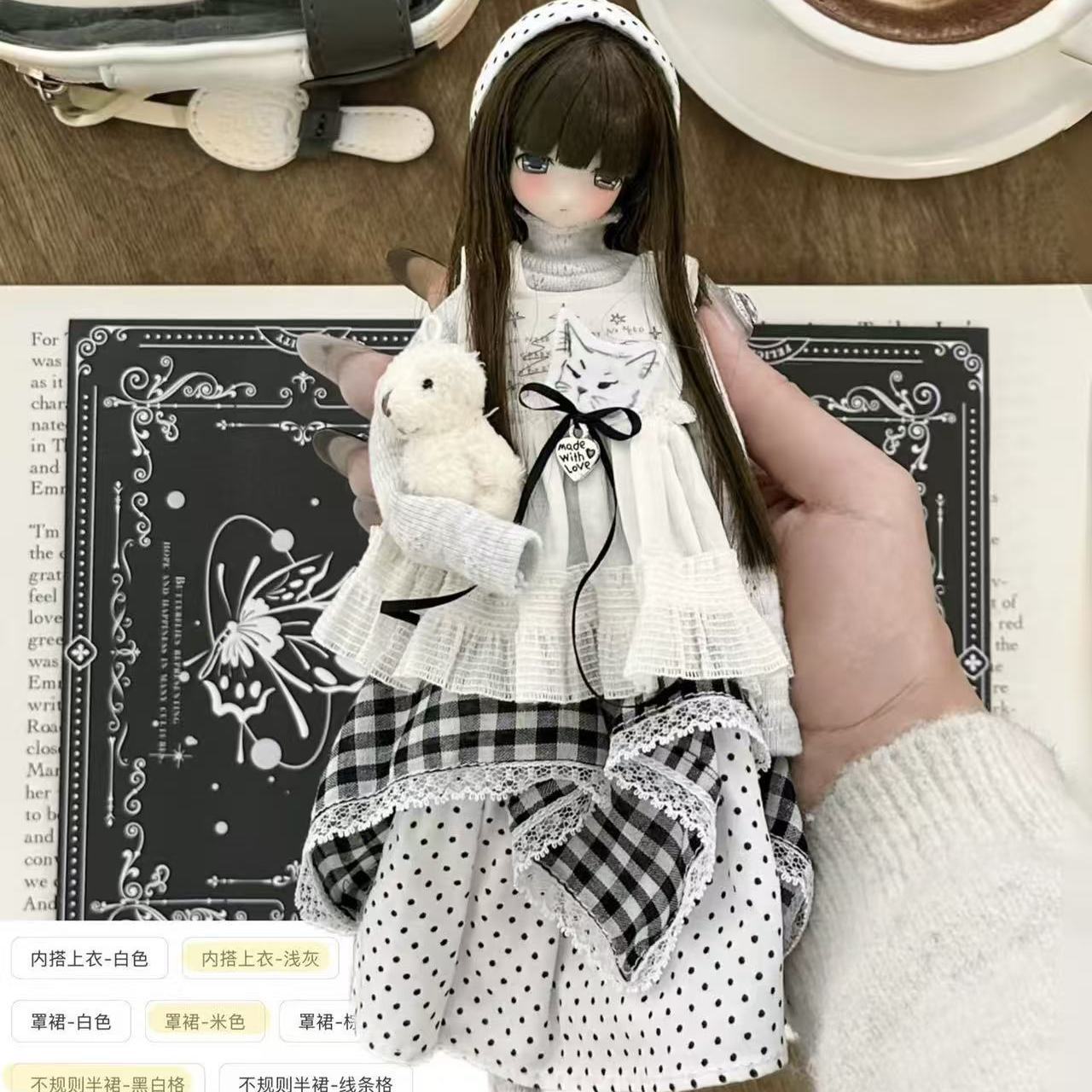 blythe小布ob22娃衣小六分bjd八分azone光魇齐刘海电器街可穿