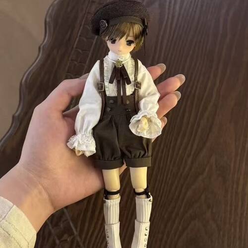 《小剧院》azone/ob/特6娃衣套装贝雷帽子含衬衫裤子裙男女款大衣