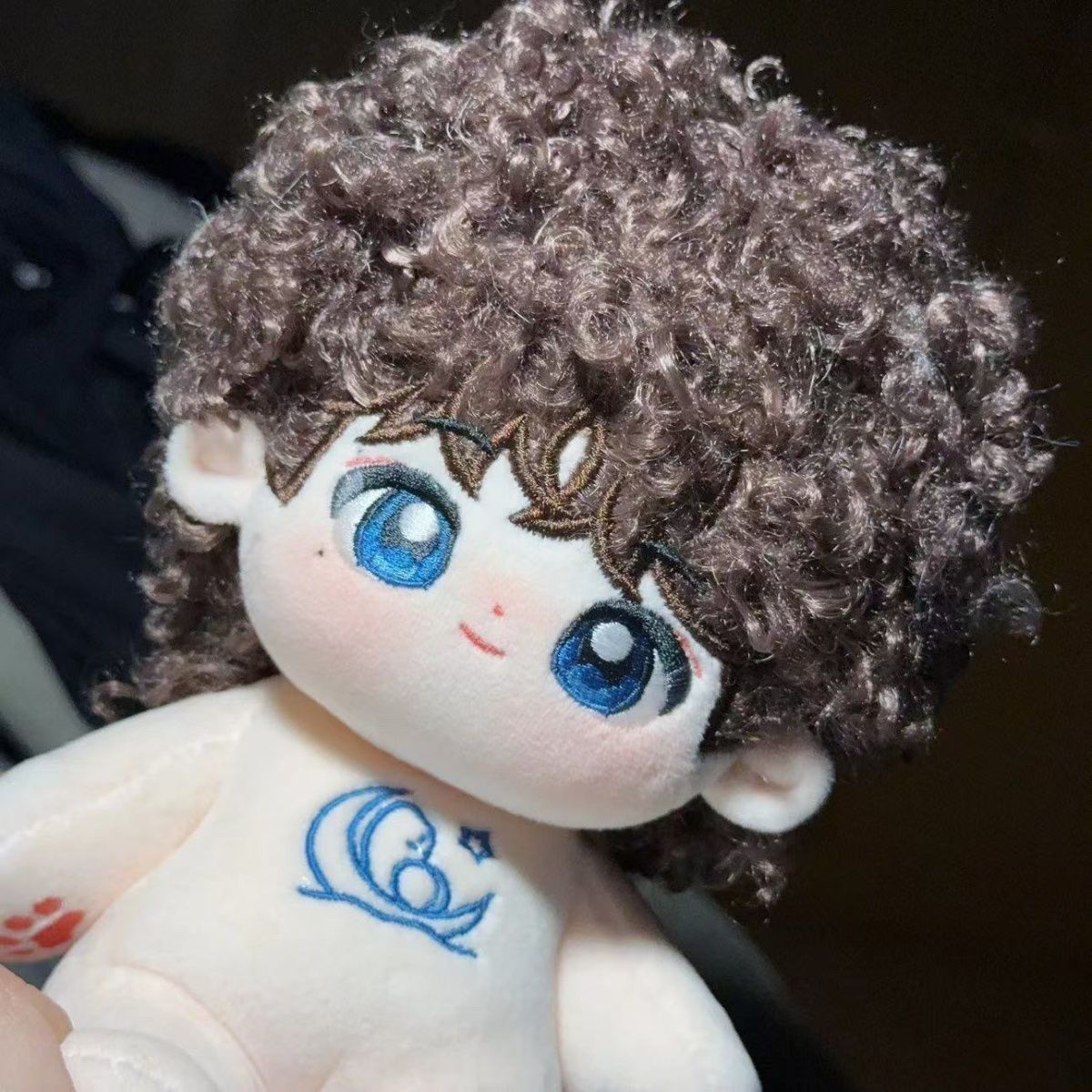 周深小卷毛棉花娃娃20cm玩偶公仔可爱巡回演唱会送朋友礼物