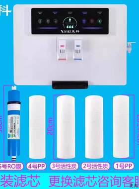 先科净水器滤芯XK-RO100G反渗透原装8寸PP棉长20厘米净水机过滤芯