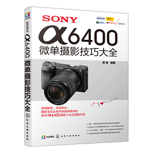 索尼a6400摄影教程 风光以及Vlog短视频拍摄技法一本精通 SONY α6400微单摄影技巧大全 书籍 摄影构图 人像 当当网正版