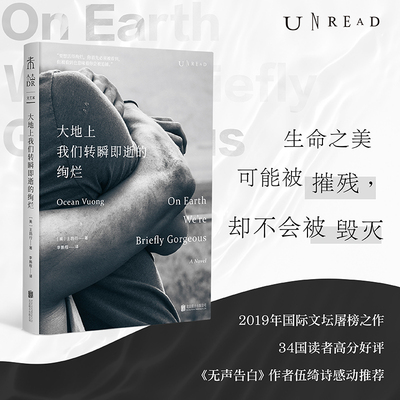 【当当网正版书籍】大地上我们转瞬即逝的绚烂 王鸥行 2019年国际文坛屠榜之作 34国读者高分好评 《无声告白》作者伍绮诗感动推荐