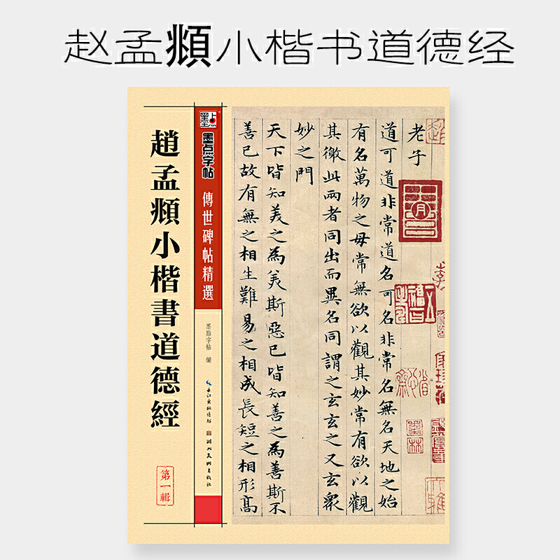 【当当网】墨点字帖 传世碑帖精选第一辑 赵孟頫小楷书道德经 毛笔字帖练字入门临摹初学者学写毛笔字