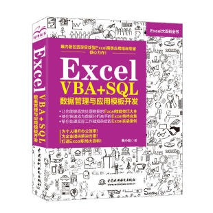 书籍 VBA SQL 数据管理与应用模板开发 当当网正版 Excel