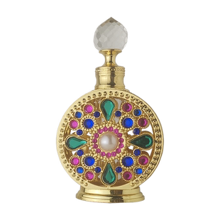 灌篮小星香精瓶迪拜香水分装瓶玻璃滴棒精油瓶复古东南亚涂抹空瓶