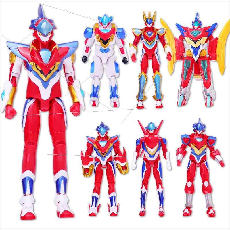 新品正版龙战士星源宝剑儿童变形玩具机器人金刚男孩武器星媛儿童