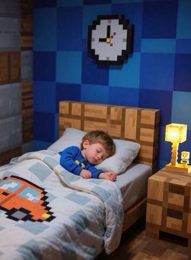 万圣节礼物我的世界游戏周边MC南瓜小夜灯摆件卧室宿舍夜灯送朋友