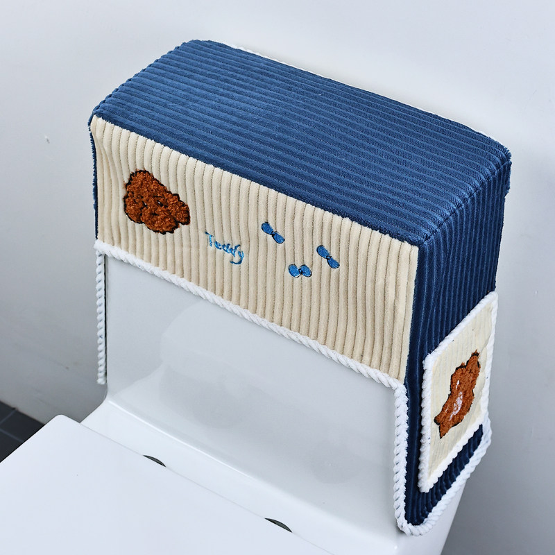 马桶坐垫三件套水箱罩两件套套家用四季通用秋冬防尘马桶保护罩