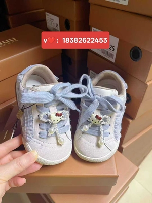 inuu2026年miu风26年春季新款女童宝宝鞋2-10岁软底学步鞋