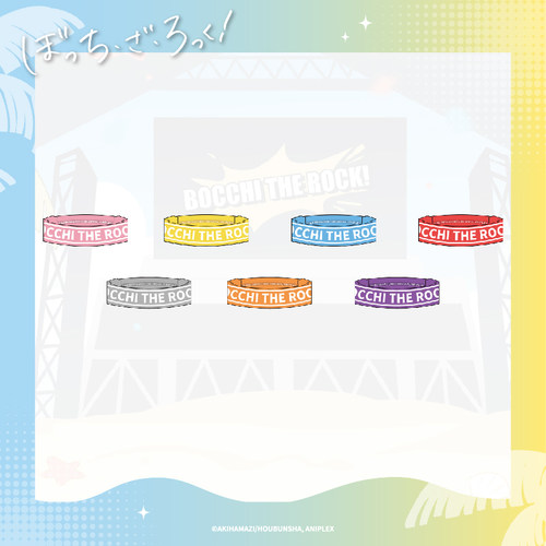 ANIPLEX孤独摇滚Q版硅胶手环