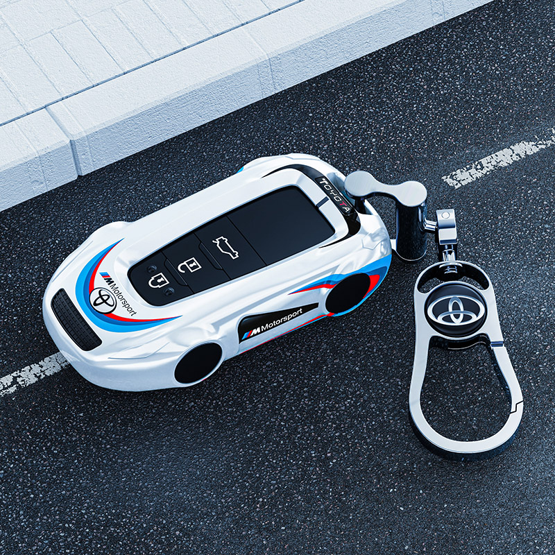 适用丰田皇冠陆放钥匙套高档14代皇冠威尔法路放2024款车包壳男士