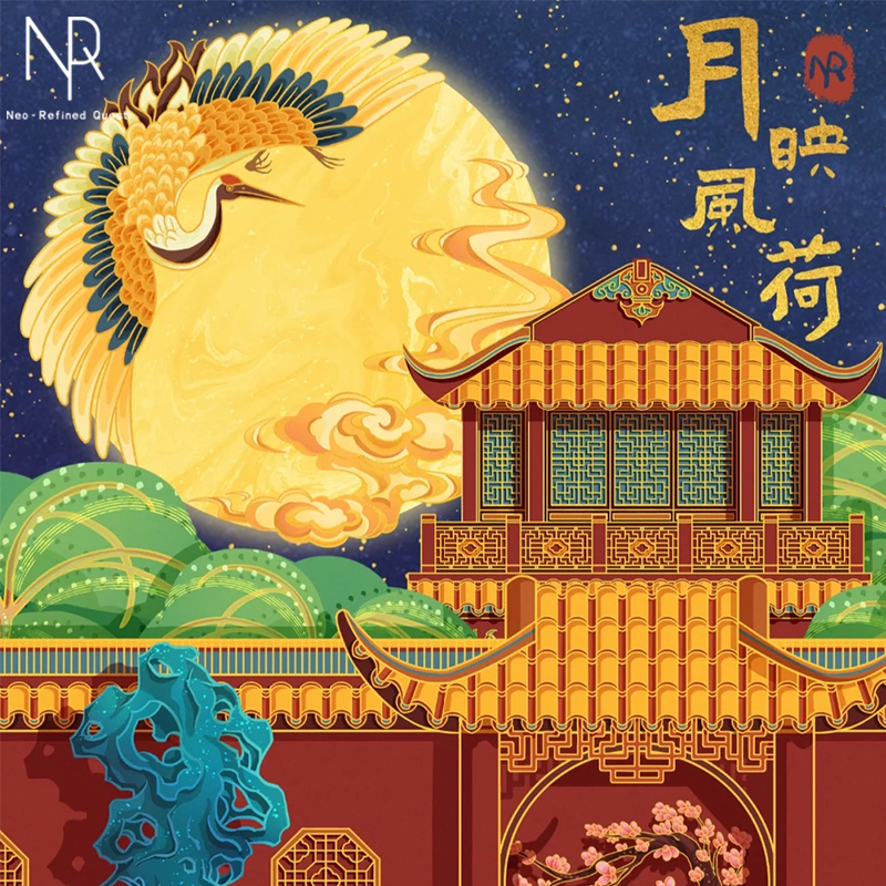 NRQ国风系列月映仓鼠躲避屋