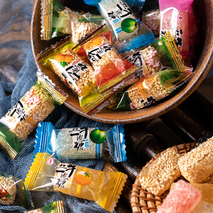 扬州特产五一牛皮糖多口味袋装128g桂花味桃仁味金桔味混合装