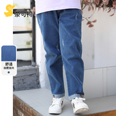 宽松长裤 胖女童裤 胖女孩大码 中大童加肥加大牛仔裤 子春秋2023新款
