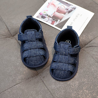 夏季新款婴儿鞋0-1岁凉鞋3-6-12个月8男女宝宝软底学步透气布鞋子