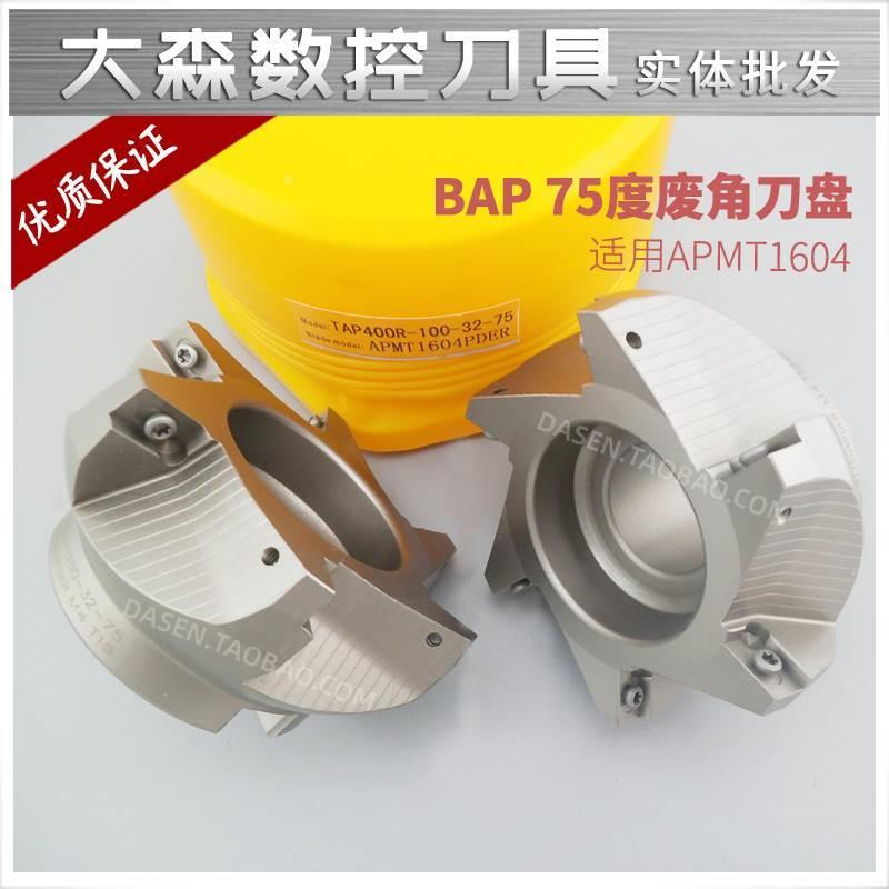 1604废角面铣刀盘 RAP75度铣面刀盘 CNC数控刀具 400R 100-32-6T*