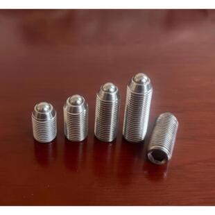 M3至M10不锈钢六角细螺纹波头螺杆弹弓球头套装 螺杆波机仪表停止