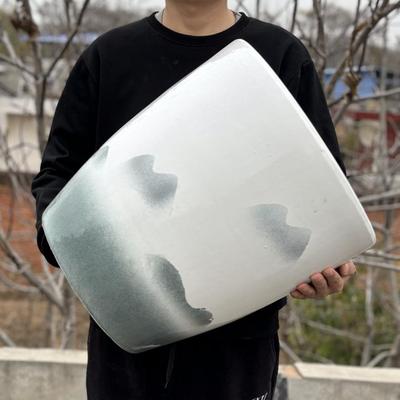 阳台落地种树大口径花盆陶瓷大号特大号户外庭院发财树大花缸清仓