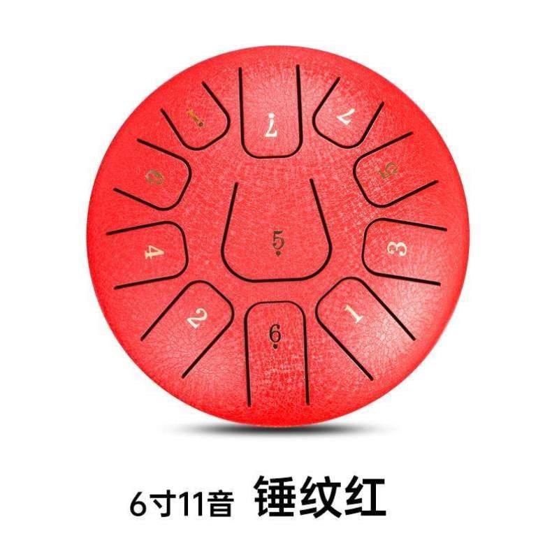 高音鼓儿童116钢舌鼓d鼓色鼓空灵音寸调空鼓迷你伴侣乐器小鼓汉盘